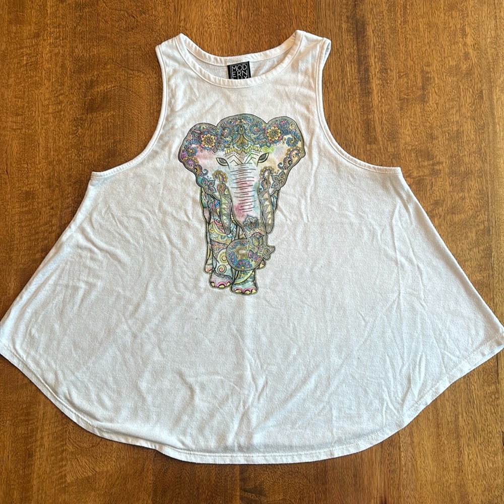 Boho Elephant Tank